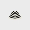 Clearance triomphe striped cloche beanie in crocheted cotton Women Beanies And Scarves