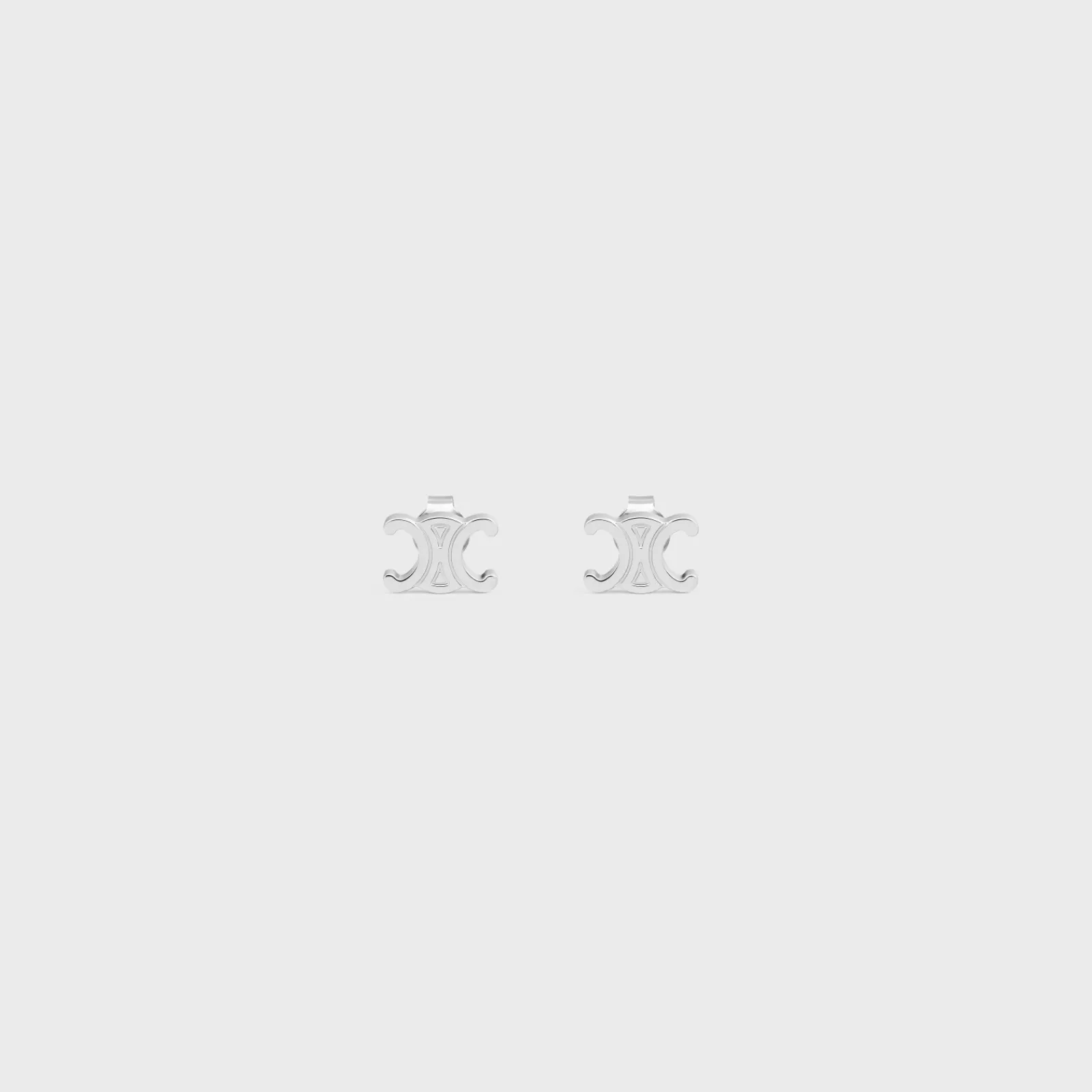 Fashion Triomphe Studs in Brass Women Triomphe | Categories·Earrings