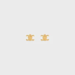 Clearance Triomphe Studs in Brass with Finish Women Triomphe | Categories·Earrings