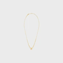 Best Triomphe Suspended Necklace in Brass with Finish Women Triomphe | Categories·Necklaces