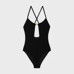 New triomphe swimsuit in matte jersey Women Swimwear And Lingerie