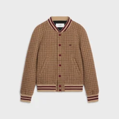 Sale triomphe teddy jacket in houndstooth wool Coats & Blousons