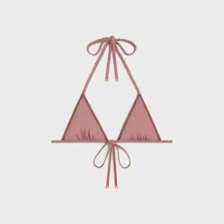 Online triomphe triangle top in matte jersey Women Swimwear And Lingerie