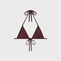 Fashion triomphe triangle top in matte jersey Women Swimwear And Lingerie