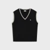 Outlet triomphe V-neck sweater in wool Knitwear