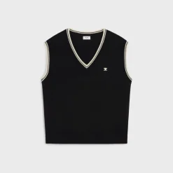 Outlet triomphe V-neck sweater in wool Knitwear