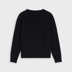 Sale TRIOMPHE V-NECK SWEATER IN HERITAGE CASHMERE Women Knitwear