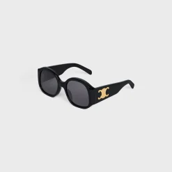 New Triomphe XL 02 Sunglasses in Acetate Women Triomphe | Categories·Round