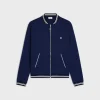 Clearance triomphe zipped teddy jacket in double-face jersey T-Shirts And Sweatshirts | Coats & Blousons