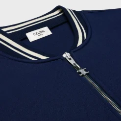 Clearance triomphe zipped teddy jacket in double-face jersey T-Shirts And Sweatshirts | Coats & Blousons