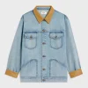 Best trucker jacket in blue eclipse wash denim Women Jackets | Denim