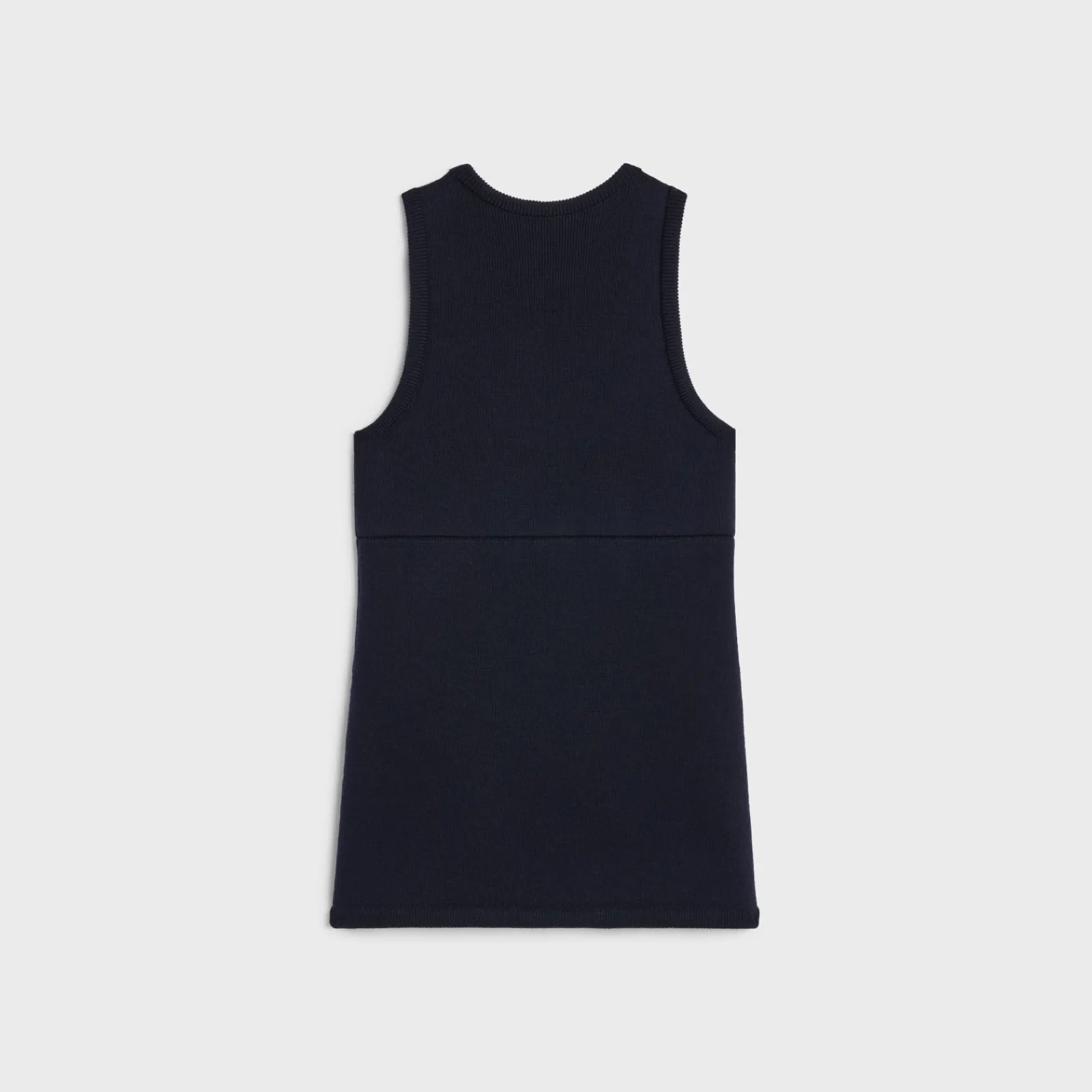 Online tunic mini dress in interlock wool Women Knitwear | Dresses And Skirts