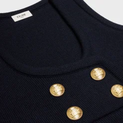 Online tunic mini dress in interlock wool Women Knitwear | Dresses And Skirts