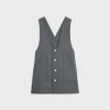Sale tunic mini dress in wool cloth Women Dresses And Skirts
