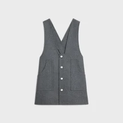 Sale tunic mini dress in wool cloth Women Dresses And Skirts