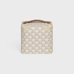 Discount Vanity Case in Triomphe Canvas and Calfskin Travel