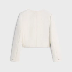 Fashion verneuil boutis jacket in wool and silk Women Jackets