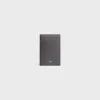 Clearance VERTICAL CARD HOLDER in Calfskin with triomphe embossed Categories·Oin And Card Holders