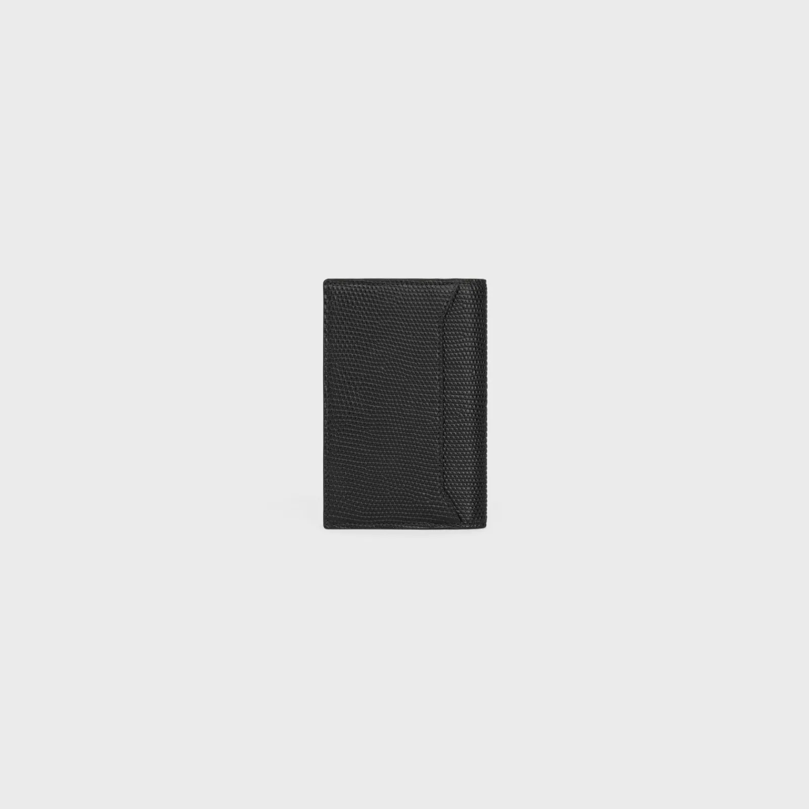 Fashion VERTICAL CARD HOLDER in LIZARD EMBOSSED CALFSKIN Essentials | Categories·Oin And Card Holders