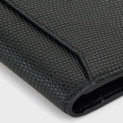 Fashion VERTICAL CARD HOLDER in LIZARD EMBOSSED CALFSKIN Essentials | Categories·Oin And Card Holders