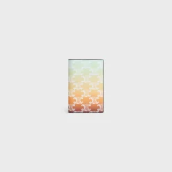 Discount VERTICAL CARD HOLDER in TRIOMPHE CANVAS SUNSET Triomphe Canvas | Categories·Oin And Card Holders