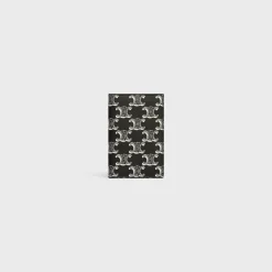 Best VERTICAL CARD HOLDER in Triomphe canvas two-tone Triomphe Canvas | Categories·Oin And Card Holders