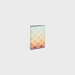 Discount VERTICAL CARD HOLDER in TRIOMPHE CANVAS SUNSET Triomphe Canvas | Categories·Oin And Card Holders