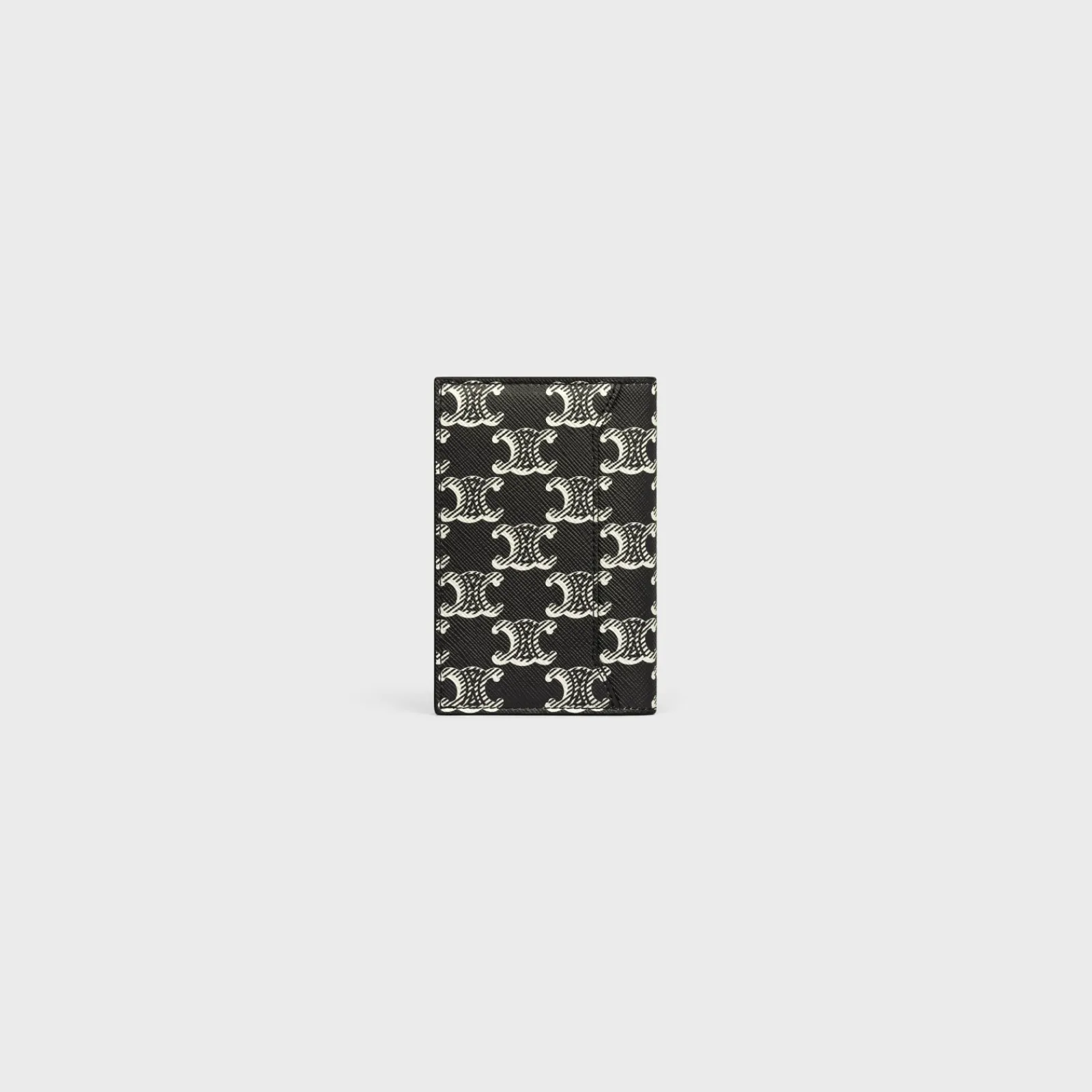 Best VERTICAL CARD HOLDER in Triomphe canvas two-tone Triomphe Canvas | Categories·Oin And Card Holders