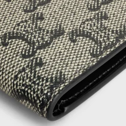 Hot VERTICAL CARD HOLDER Triomphe Canvas New Triomphe2 Triomphe Canvas | Categories·Oin And Card Holders