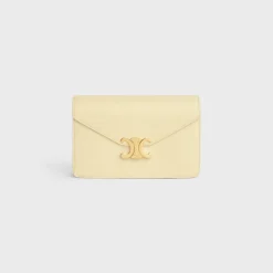 Clearance WALLET ON CHAIN MARGO in Shiny calfskin Women Margo