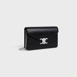 Online WALLET ON CHAIN MARGO in Shiny calfskin Women Margo