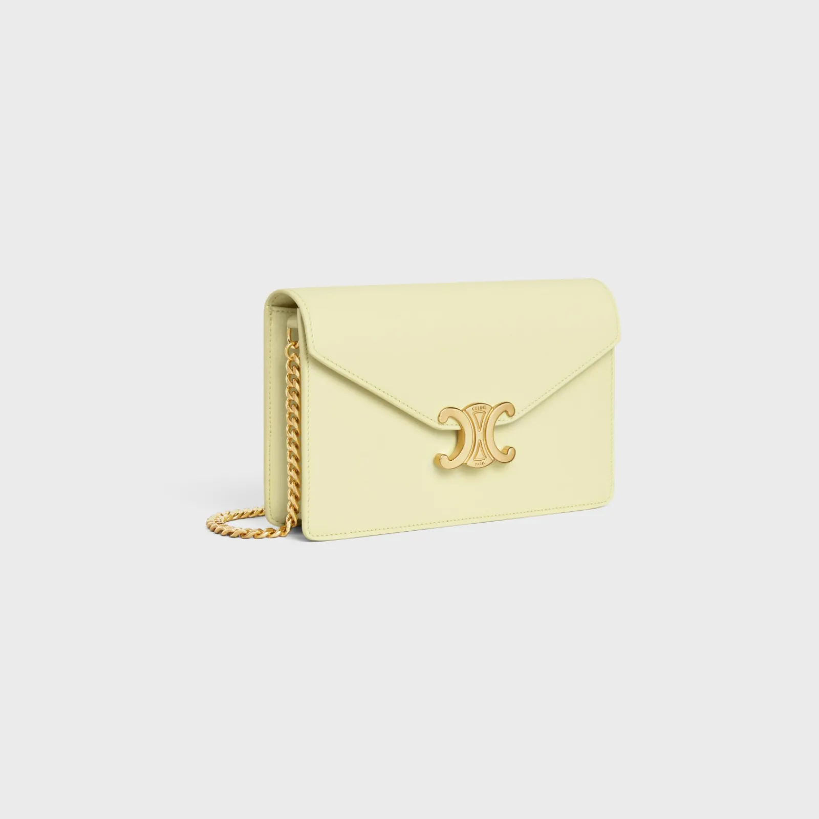 Fashion WALLET ON CHAIN MARGO in Shiny calfskin Women Margo