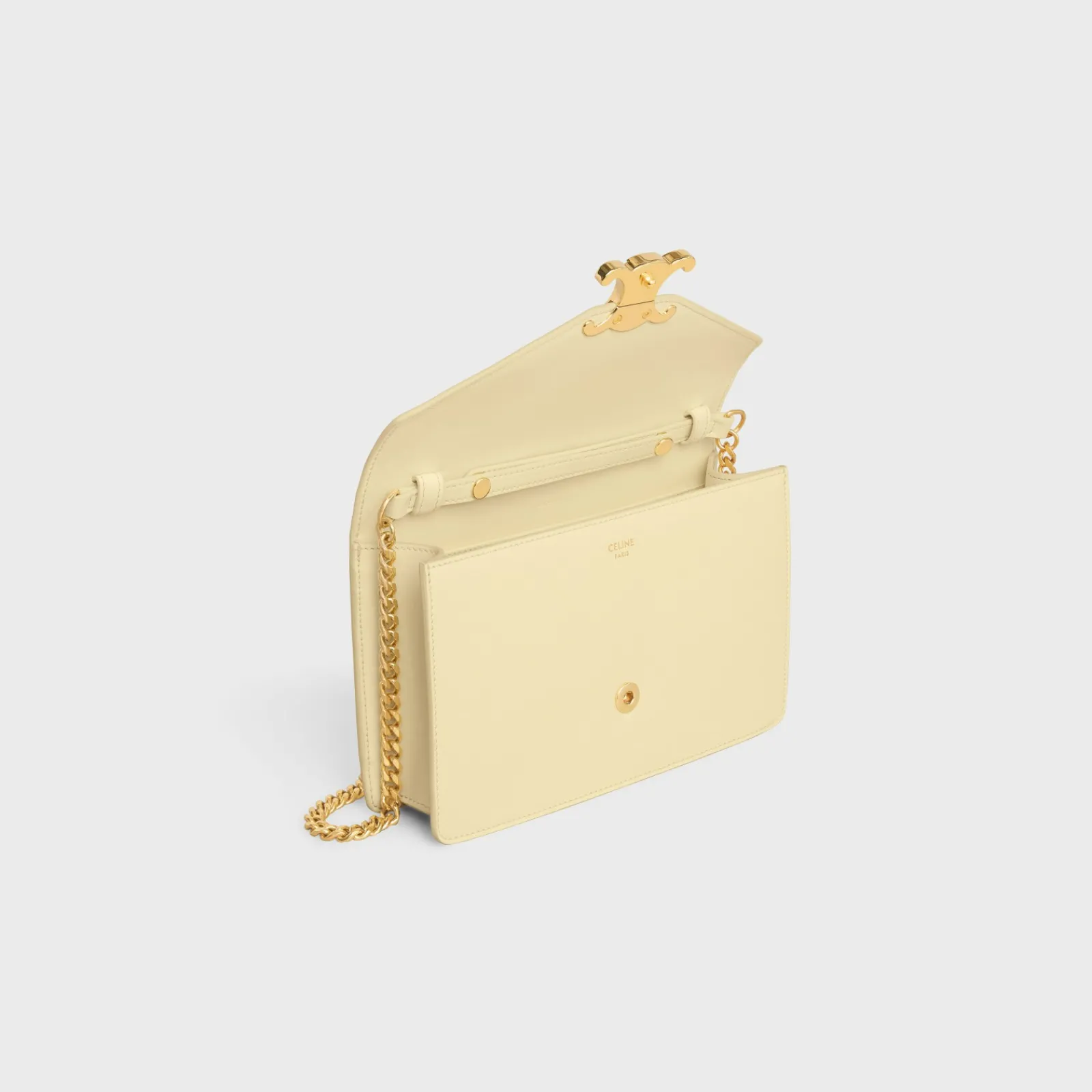 Clearance WALLET ON CHAIN MARGO in Shiny calfskin Women Margo