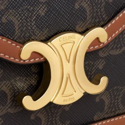 Best WALLET ON CHAIN MARGO in TRIOMPHE CANVAS and calfskin Women Margo | Triomphe Canvas