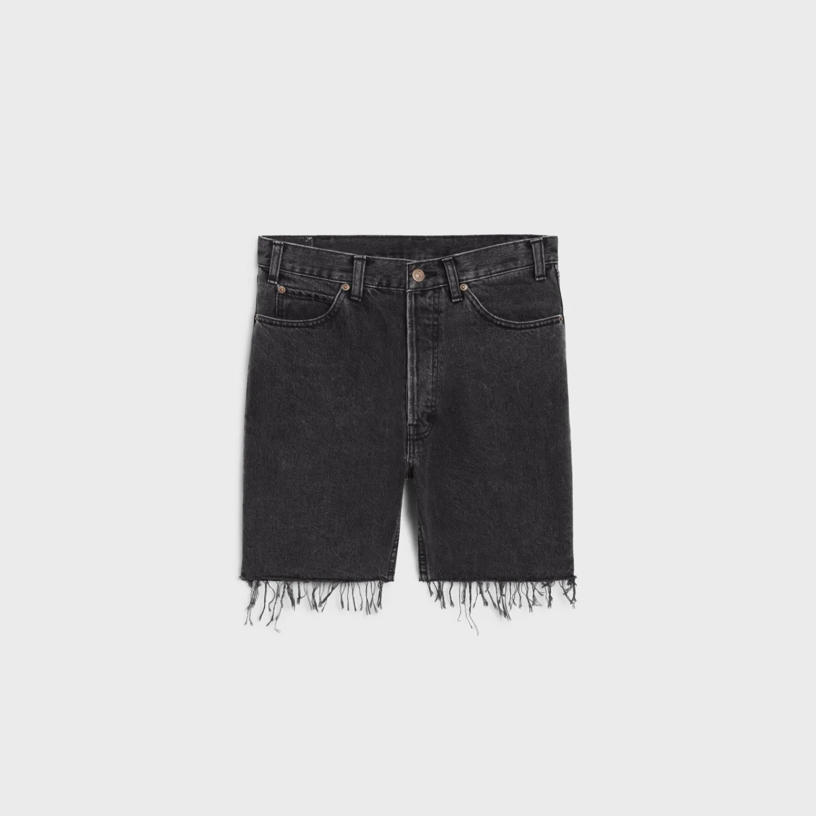 Outlet Wesley shorts in charcoal wash denim Denim | Pants And Shorts