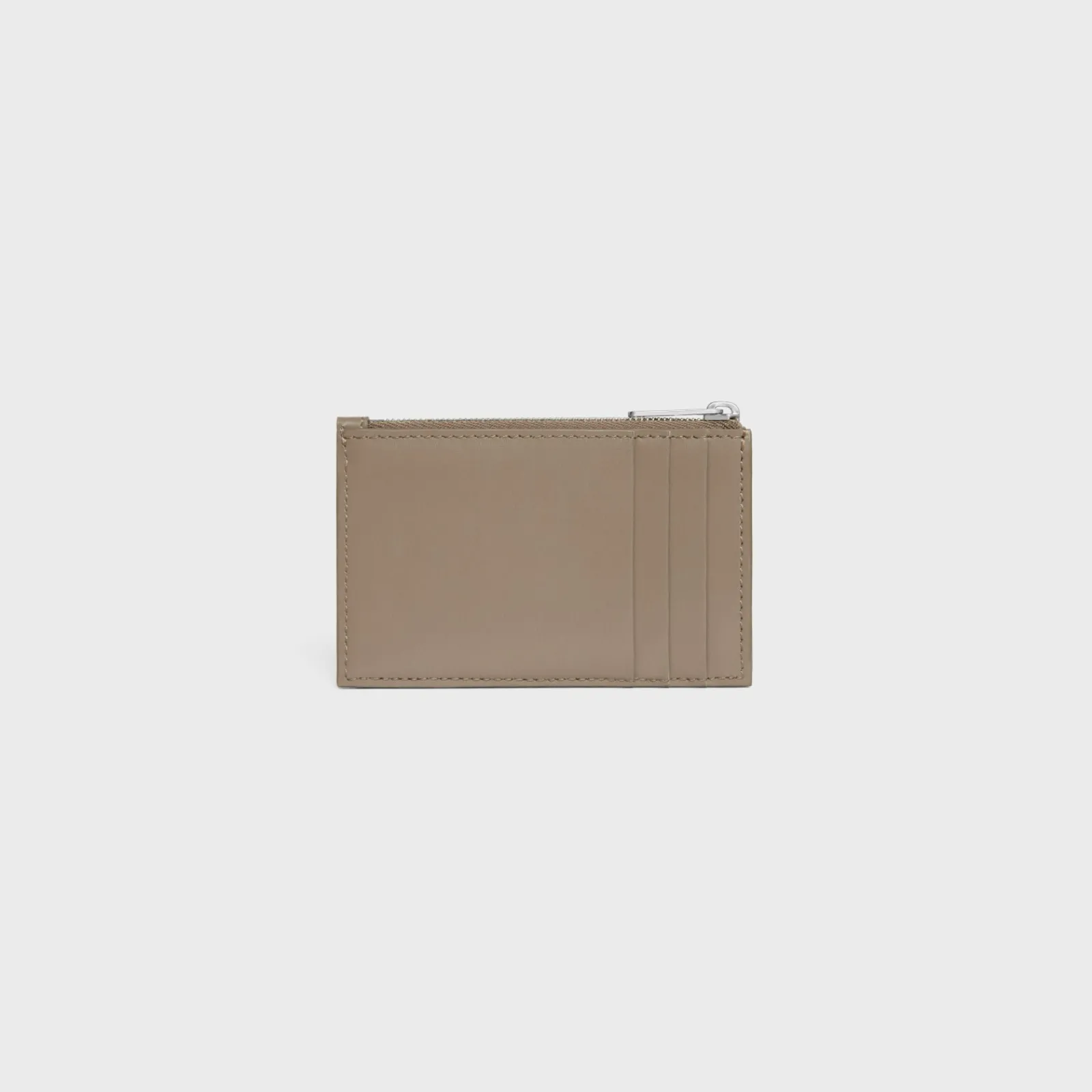 Clearance Zipped Card Holder in SHINY CALFSKIN Essentials | Categories·Oin And Card Holders