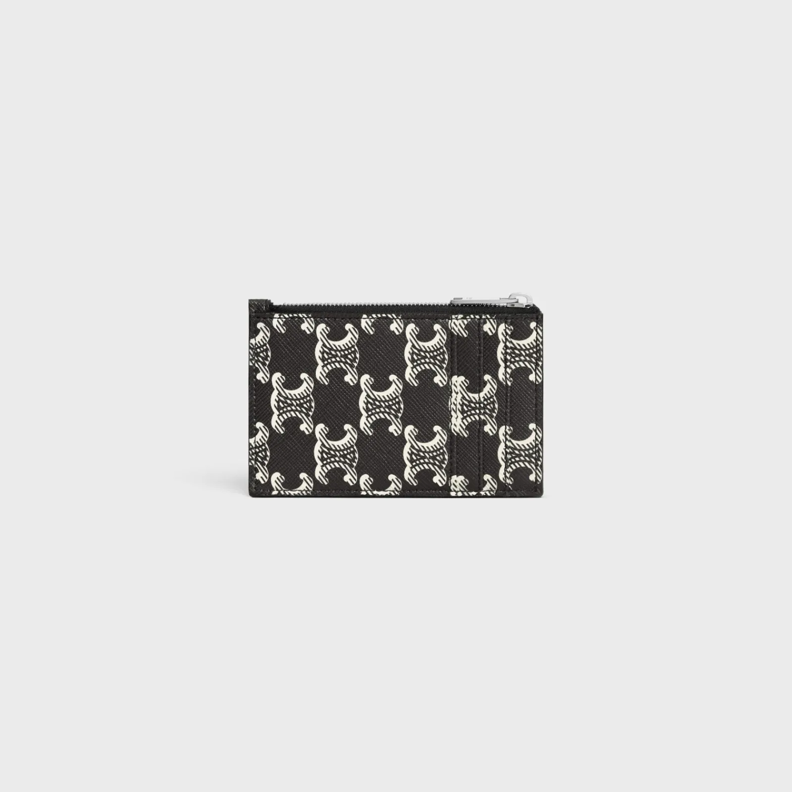 New Zipped Card Holder in Triomphe canvas two-tone and calfskin Triomphe Canvas | Categories·Oin And Card Holders