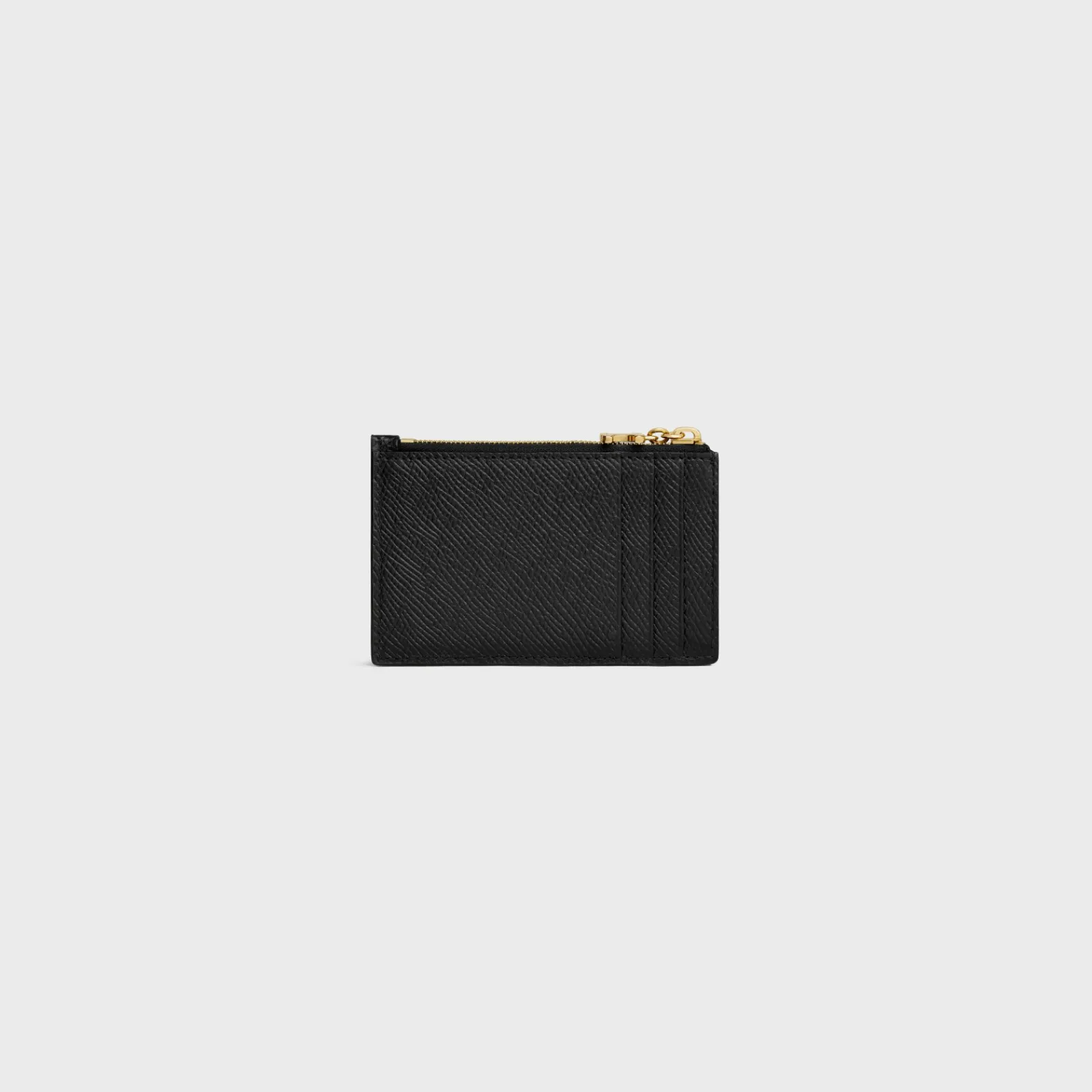 Sale ZIPPED CARD HOLDER TRIOMPHE CHARMS in GRAINED CALFSKIN Women Triomphe | Categories·Wallets