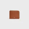 Outlet zipped card holder with purse in Triomphe Canvas and Calfskin Triomphe Canvas | Categories·Oin And Card Holders