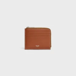 Outlet zipped card holder with purse in Triomphe Canvas and Calfskin Triomphe Canvas | Categories·Oin And Card Holders
