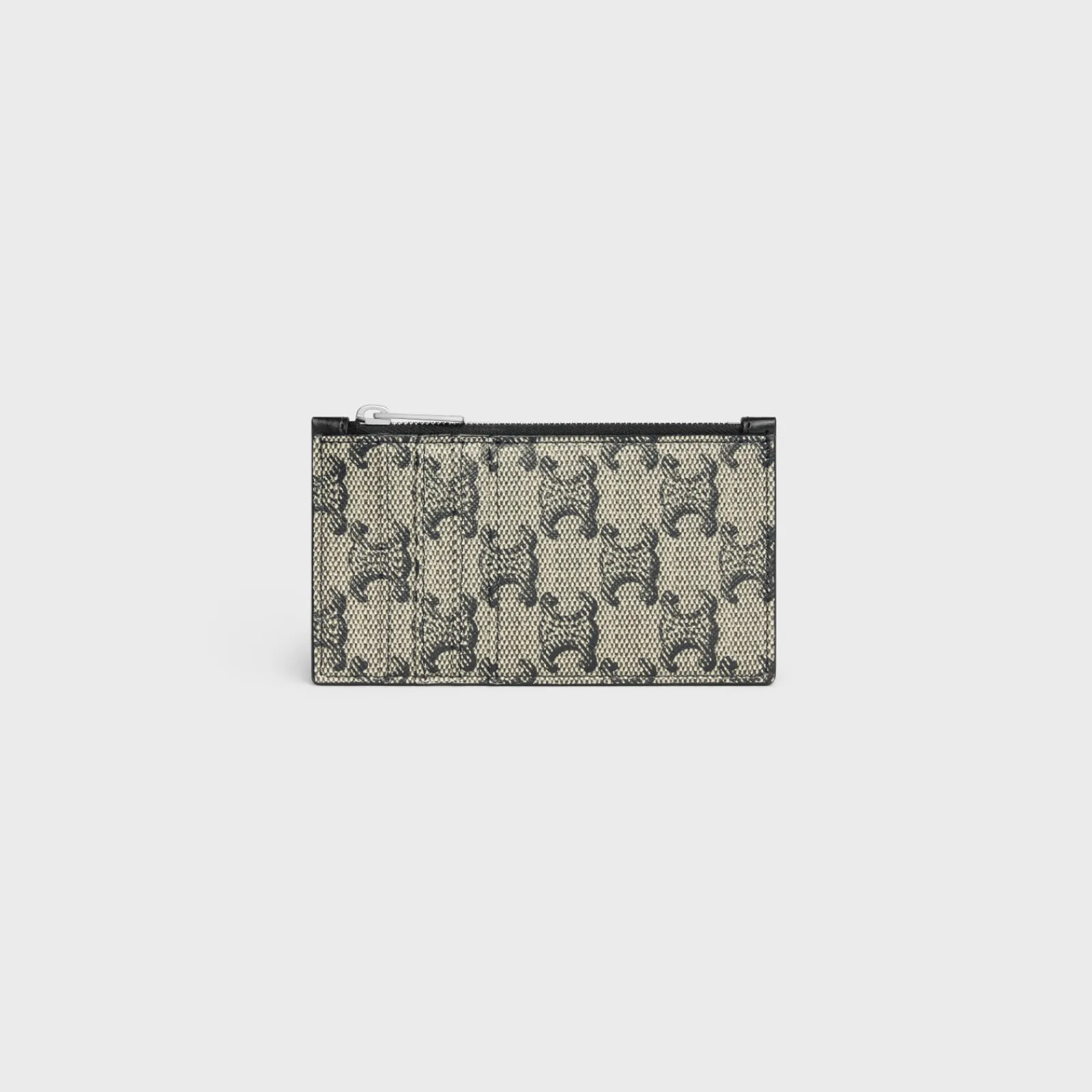 Discount Zipped Compact Card Holder TRIOMPHE CANVAS & CALFSKIN Triomphe Canvas | Categories·Oin And Card Holders