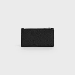 New Zipped compact card holder in Grained calfskin Essentials | Categories·Oin And Card Holders