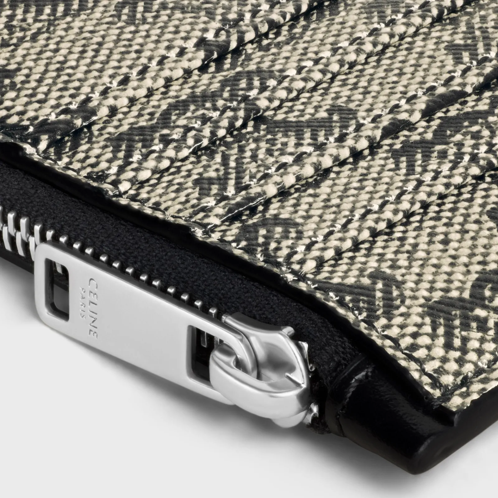 Discount Zipped Compact Card Holder TRIOMPHE CANVAS & CALFSKIN Triomphe Canvas | Categories·Oin And Card Holders
